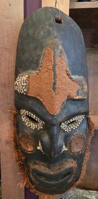 LOT 17A: Tribal Mask Wall Decor