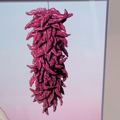 LOT 21B: R.C. Gorman Signed 'LA Roja' Print