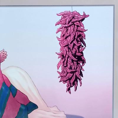 LOT 21B: R.C. Gorman Signed 'LA Roja' Print