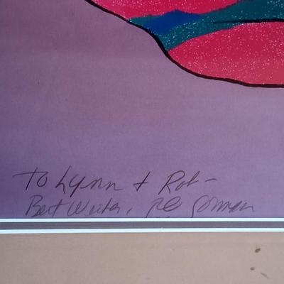 LOT 21B: R.C. Gorman Signed 'LA Roja' Print