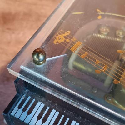 LOT 27A: MCM Metal San Francisco Bridge Music Box, EJB Swiss Farmhouse Music Box & More