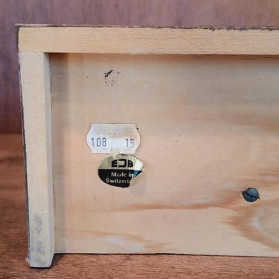 LOT 27A: MCM Metal San Francisco Bridge Music Box, EJB Swiss Farmhouse Music Box & More