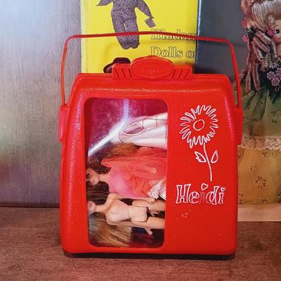 LOT 28A: Vintage Doll Collection- 1980 Moscow Olympics 'Misha', Hinged Leg Doll, Celluloid Football Player & More