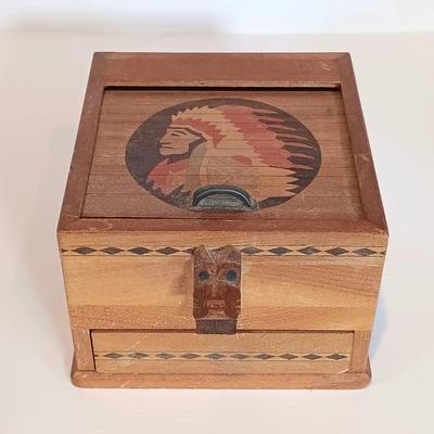 LOT 30A: Wood Cigarette Box, Cast Iron 'Drunk Man' Bottle Opener, Concorde Hip Flask & More