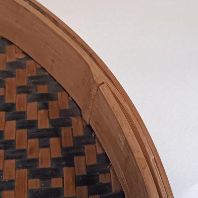 LOT 34A: An Assortment of Rocks and Fossils with Woven Flat Basket