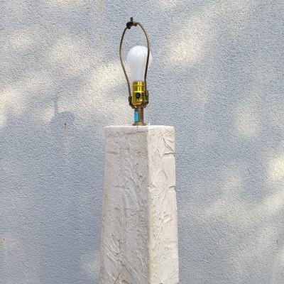 LOT 35A: Large Chalkware Southwestern Style Floor Lamp