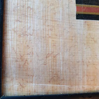 LOT 36A: Set of (2) Contemporary Hand-Painted Papyrus Art