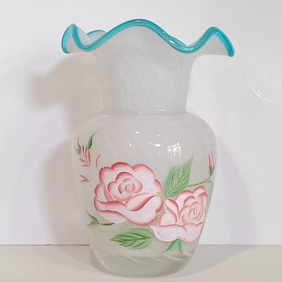 LOT 37A: Wedgewood Blue Jasperware Pin Dish, Lefton Hand Vase, Crystal Sandwich Tray & More