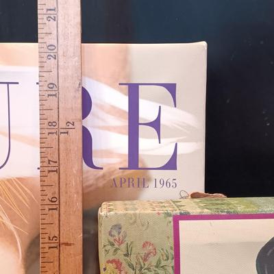 LOT 40A: Signed Madeleine Albright 'Read My Pins' Book w/ Fashion Art, Books and Cards