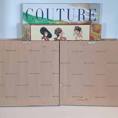 LOT 40A: Signed Madeleine Albright 'Read My Pins' Book w/ Fashion Art, Books and Cards