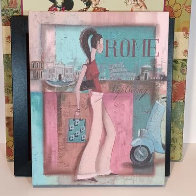 LOT 40A: Signed Madeleine Albright 'Read My Pins' Book w/ Fashion Art, Books and Cards