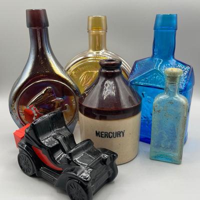 LOT 46B: Lot of Glass and Ceramic Collectibles - Wheaton Bottles and More