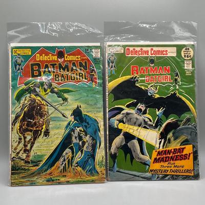 LOT 48B: Vintage Silver / Bronze Age DC Comics Batman and Batgirl Comic Books