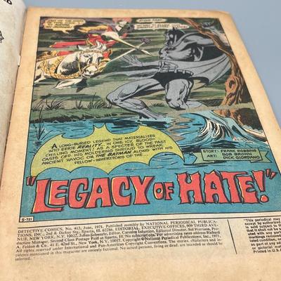 LOT 48B: Vintage Silver / Bronze Age DC Comics Batman and Batgirl Comic Books