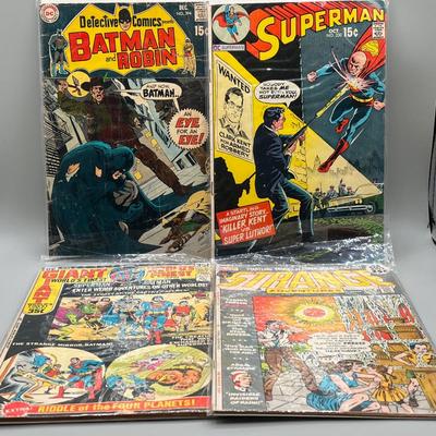 LOT 50B: Silver / Bronze Age Vintage DC Comics - Batman, Superman, More