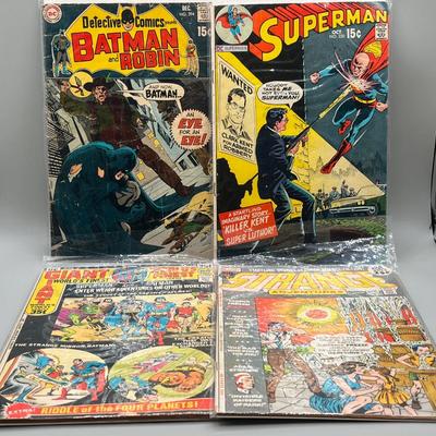 LOT 50B: Silver / Bronze Age Vintage DC Comics - Batman, Superman, More