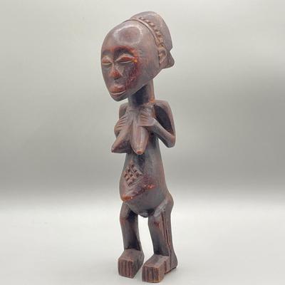 LOT 55C: Hand Carved Wooden African Figure