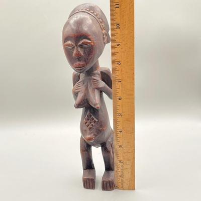 LOT 55C: Hand Carved Wooden African Figure