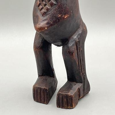 LOT 55C: Hand Carved Wooden African Figure