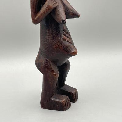 LOT 55C: Hand Carved Wooden African Figure