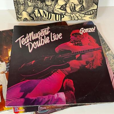 LOT 59C: Vintage Vinyl Record Albums - Rolling Stones, Pink Floyd, Led Zeppelin & more