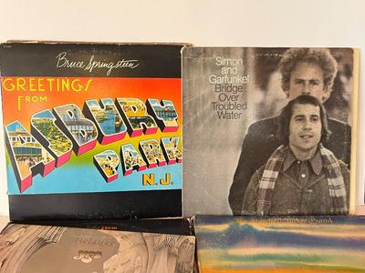 LOT 60C: Bruce Springsteen, The Band, Led Zeppelin and More- Vintage Vinyl Record Albums