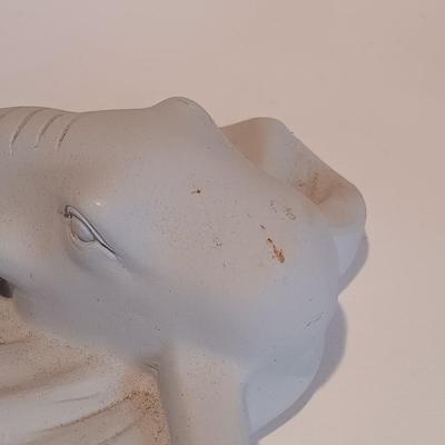 LOT 122A: Al Pisano Giraffe Mirror with Lenox River of the Tiger, Ceramic Elephant Door Knobs & More