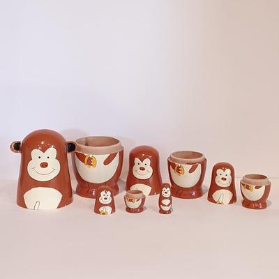 LOT 122A: Al Pisano Giraffe Mirror with Lenox River of the Tiger, Ceramic Elephant Door Knobs & More