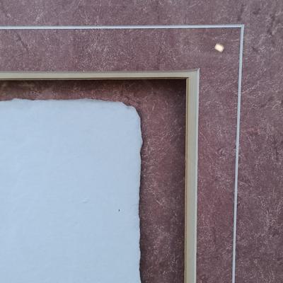 LOT 124A: Signed and Numbered Cast Paper 'Sleeping Child' Art Relief