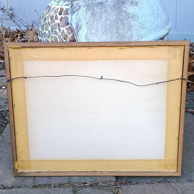 LOT 125A: Vintage Endaï Congolese Folk Art Painting