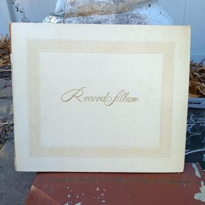 LOT 126A: RCA Victor Model 8 Record Player with Vintage Records, Grateful Dead Book & Ticket Stubs 80s Bruce Springsteen and The...