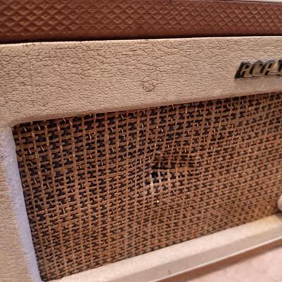 LOT 126A: RCA Victor Model 8 Record Player with Vintage Records, Grateful Dead Book & Ticket Stubs 80s Bruce Springsteen and The...