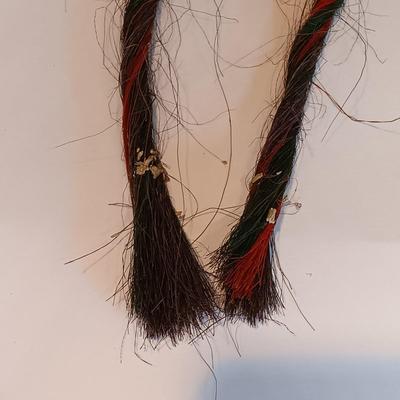 LOT 128A: New Age / Contemporary Clay Masks, Tapestry, Bamboo Mirror & Books