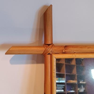 LOT 128A: New Age / Contemporary Clay Masks, Tapestry, Bamboo Mirror & Books