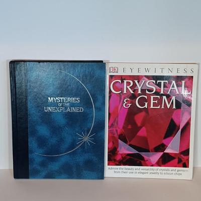 LOT 128A: New Age / Contemporary Clay Masks, Tapestry, Bamboo Mirror & Books