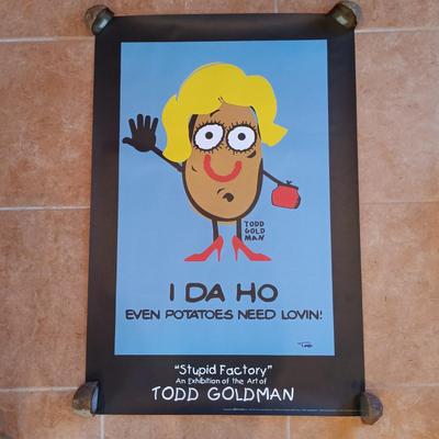 LOT 131A: Todd Goldman 'I-DA-HO' Signed Gallery Print