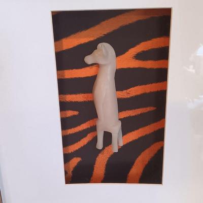 LOT 133A: Global Horizons Framed Safari 'Unadorned' 3D Art Series