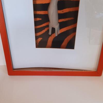 LOT 133A: Global Horizons Framed Safari 'Unadorned' 3D Art Series