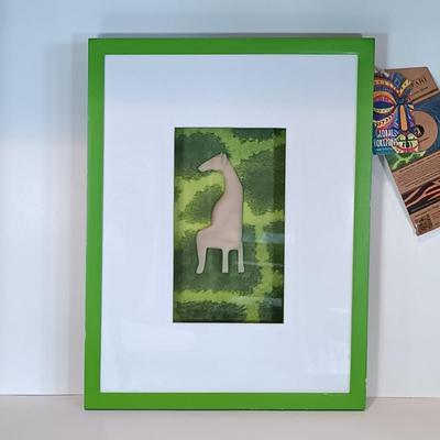 LOT 133A: Global Horizons Framed Safari 'Unadorned' 3D Art Series