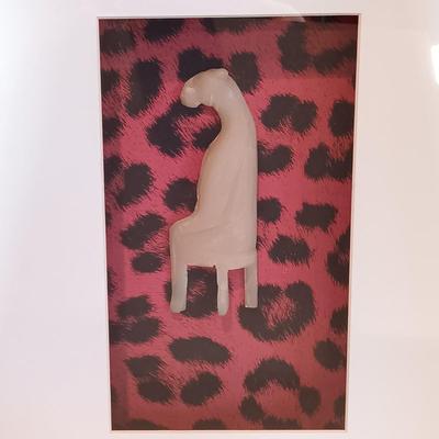 LOT 133A: Global Horizons Framed Safari 'Unadorned' 3D Art Series