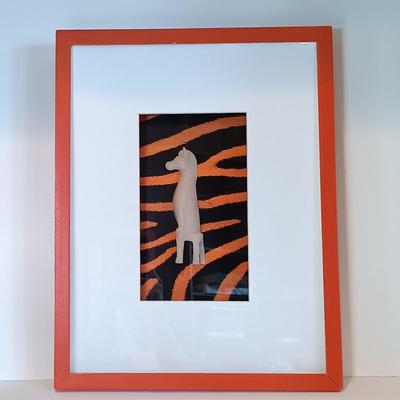 LOT 133A: Global Horizons Framed Safari 'Unadorned' 3D Art Series