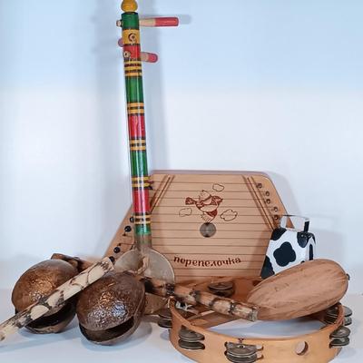 LOT 135A: Collection of Folk Musical Instruments