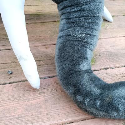 LOT 138A: Dianne Shapiro Soft Sculpture Plush Elephant Front and Back