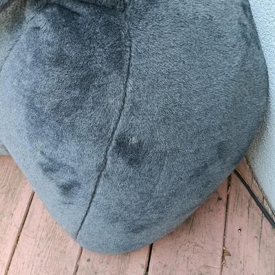 LOT 138A: Dianne Shapiro Soft Sculpture Plush Elephant Front and Back