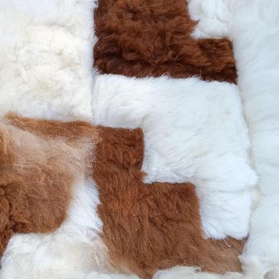 LOT 139A: Alpaca Wool Rug 58" x 42"