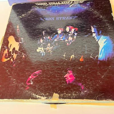 LOT 162C: Neil Young and Crosby, Stills, Nash and Young Vinyl Record Albums