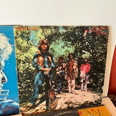 LOT 163C: Bob Dylan, Credence Clearwater Revival, Fleetwood Mac and More - Vintage Vinyl Record Albums