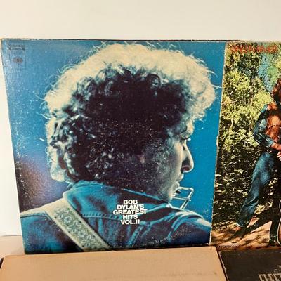 LOT 163C: Bob Dylan, Credence Clearwater Revival, Fleetwood Mac and More - Vintage Vinyl Record Albums