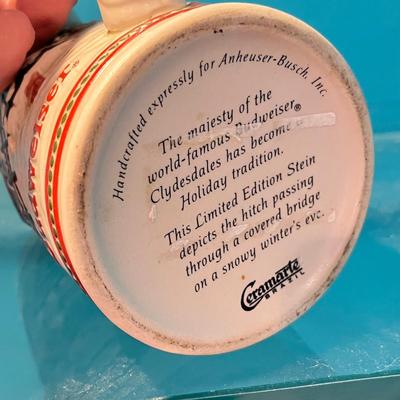 LOT 172B: Vintage Steins and More - Budweiser, Avon