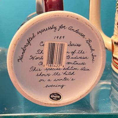 LOT 172B: Vintage Steins and More - Budweiser, Avon